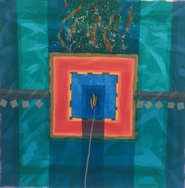 Edged Coloursquare Eleven by Anita Ford